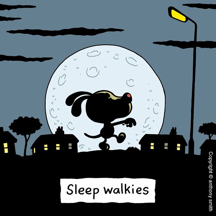 Artist Makes 30 Hilarious One-Panel Comics About A Cute Dog And His Daily Dilemmas (New Pics)