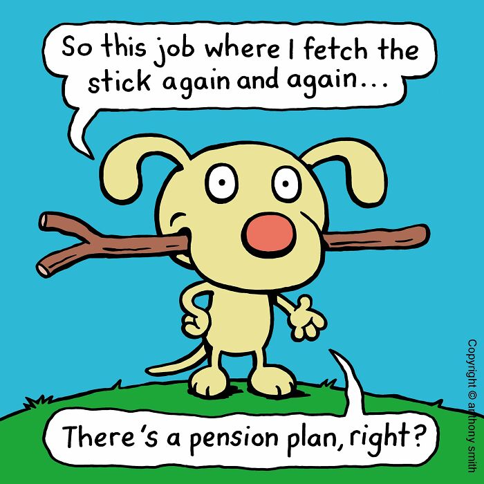 Artist Makes 30 Hilarious One-Panel Comics About A Cute Dog And His Daily Dilemmas (New Pics)