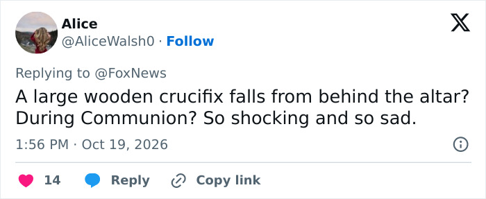 Priest’s Family Breaks Silence With Bombshell Claim About The Crucifix That Fell On Him, After His Haunting Final Words Emerge Priest’s Family Breaks Silence With Bombshell Claim About The Crucifix That Fell On Him, After His Haunting Final Words Emerge