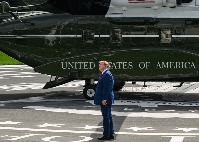 Cameraman Hailed As A Hero After Zooming Out To Show Trump “Waving At Nobody”