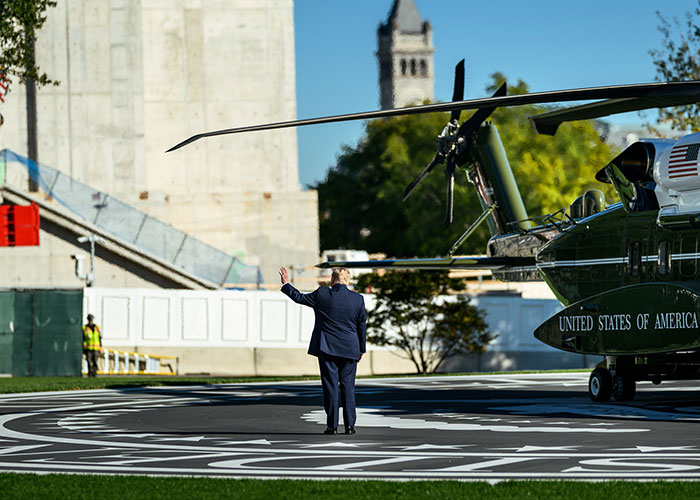 Cameraman Hailed As A Hero After Zooming Out To Show Trump “Waving At Nobody”