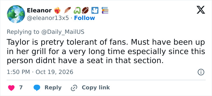 Taylor Swift’s Tense Moment With A Fan At The Chiefs Game Gets A New Twist As An Eyewitness Speaks Out Taylor Swift’s Tense Moment With A Fan At The Chiefs Game Gets A New Twist As An Eyewitness Speaks Out