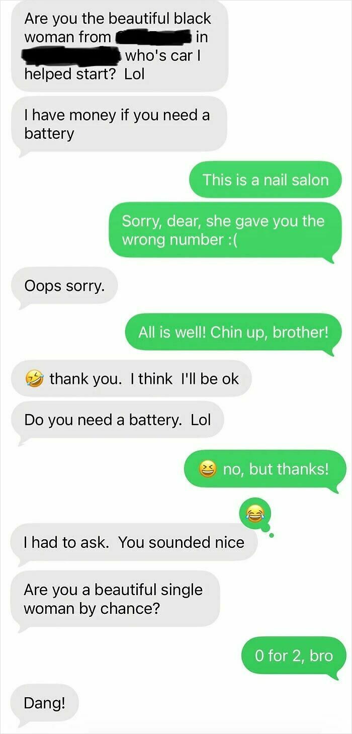 42 Wrong Number Texts That Escalated Into Absolutely Wild Conversations (New Pics) 42 Wrong Number Texts That Escalated Into Absolutely Wild Conversations (New Pics)