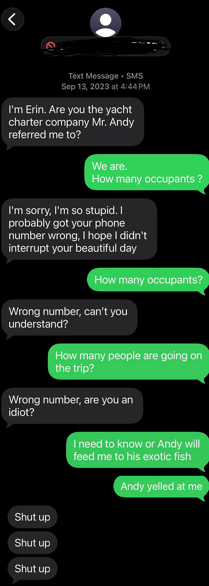 42 Wrong Number Texts That Escalated Into Absolutely Wild Conversations (New Pics) 42 Wrong Number Texts That Escalated Into Absolutely Wild Conversations (New Pics)