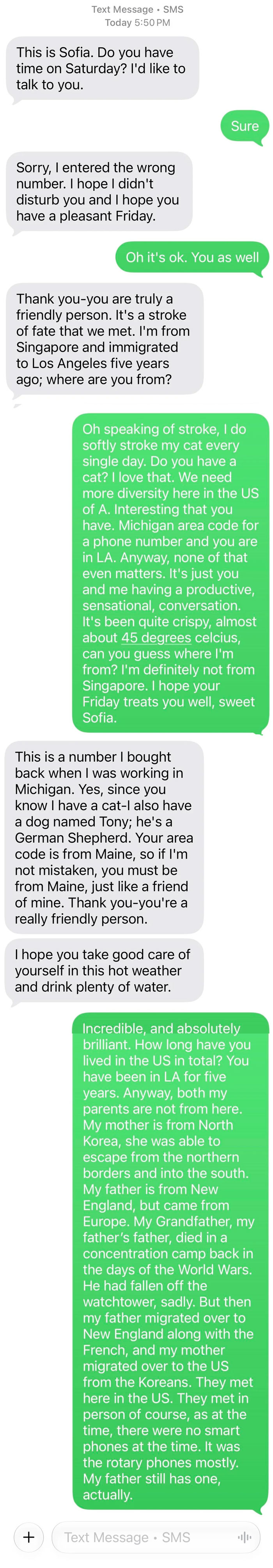 42 Wrong Number Texts That Escalated Into Absolutely Wild Conversations (New Pics) 42 Wrong Number Texts That Escalated Into Absolutely Wild Conversations (New Pics)