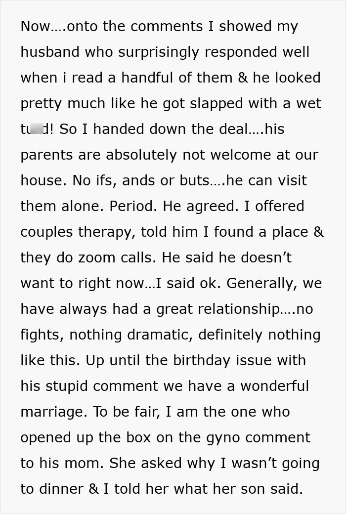 Woman Gets In A Fight With Husband Over Her Male OB-GYN, His Mom Starts Acting Weird Right After Woman Gets In A Fight With Husband Over Her Male OB-GYN, His Mom Starts Acting Weird Right After