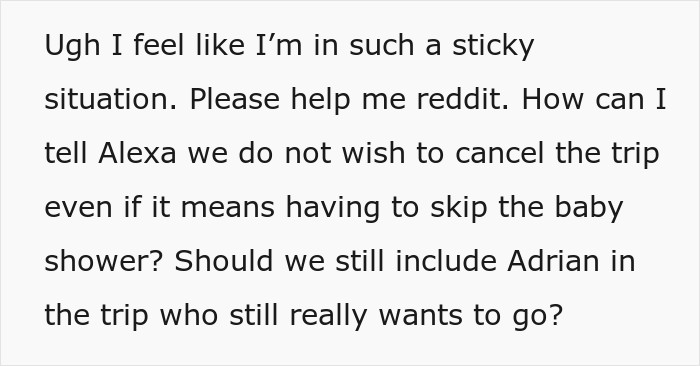 Woman Shows Her True Face When Friend Group Decides Her Pregnancy Is Not A Reason To Cancel Their Trip Woman Shows Her True Face When Friend Group Decides Her Pregnancy Is Not A Reason To Cancel Their Trip