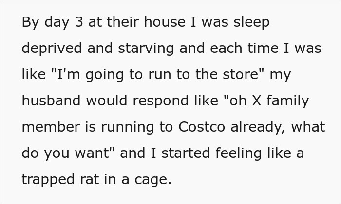 Wife Feels Like A &ldquo;Trapped Rat In A Cage&rdquo; During Family Visits, Husband Claims He Had No Idea