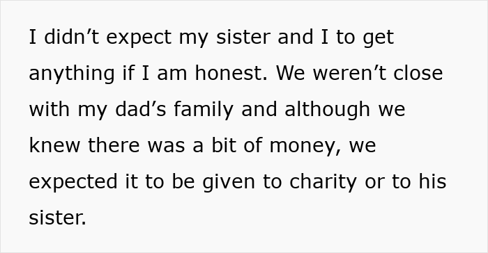 Woman Gets A Life-Changing Inheritance While Sis Gets A Fraction, Decides Her New Life Should Be A Secret Woman Gets A Life-Changing Inheritance While Sis Gets A Fraction, Decides Her New Life Should Be A Secret