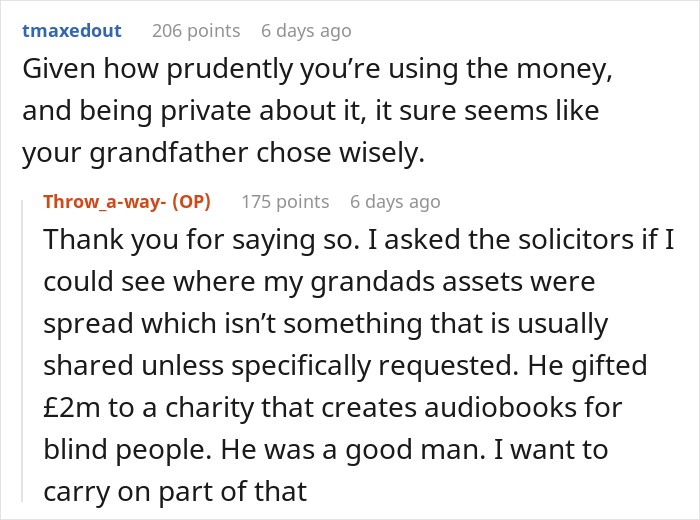 Woman Gets A Life-Changing Inheritance While Sis Gets A Fraction, Decides Her New Life Should Be A Secret Woman Gets A Life-Changing Inheritance While Sis Gets A Fraction, Decides Her New Life Should Be A Secret