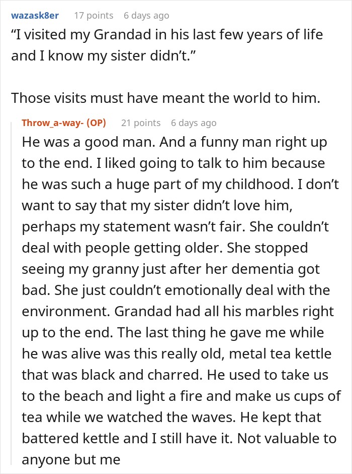Woman Gets A Life-Changing Inheritance While Sis Gets A Fraction, Decides Her New Life Should Be A Secret Woman Gets A Life-Changing Inheritance While Sis Gets A Fraction, Decides Her New Life Should Be A Secret