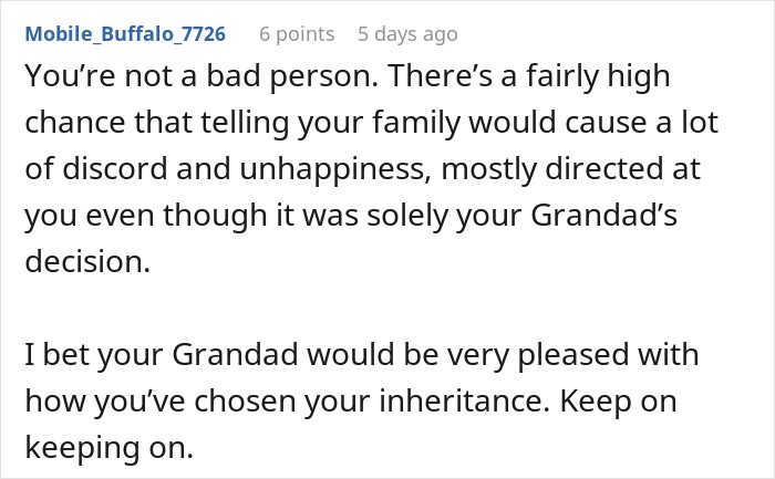 Woman Gets A Life-Changing Inheritance While Sis Gets A Fraction, Decides Her New Life Should Be A Secret Woman Gets A Life-Changing Inheritance While Sis Gets A Fraction, Decides Her New Life Should Be A Secret
