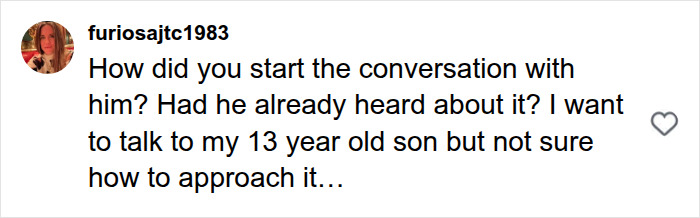 Mom Talks To Her 7th-Grader About The Cornell Case, Sparking Questions About How Boys Are Raised