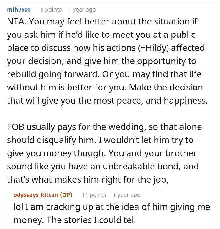 Dad Does The Bare Minimum For 25 Years, Mad When Daughter Won’t Give Him The Biggest Wedding Honor Dad Does The Bare Minimum For 25 Years, Mad When Daughter Won’t Give Him The Biggest Wedding Honor