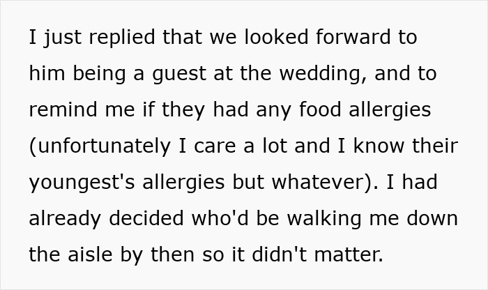 Dad Does The Bare Minimum For 25 Years, Mad When Daughter Won’t Give Him The Biggest Wedding Honor Dad Does The Bare Minimum For 25 Years, Mad When Daughter Won’t Give Him The Biggest Wedding Honor