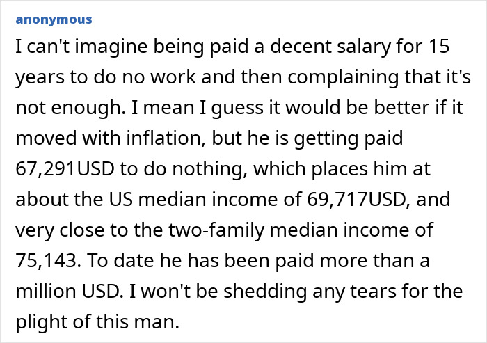 Man Asks For A Raise After 15 Years On Sick Leave, Gets A Reality Check Instead Man Asks For A Raise After 15 Years On Sick Leave, Gets A Reality Check Instead