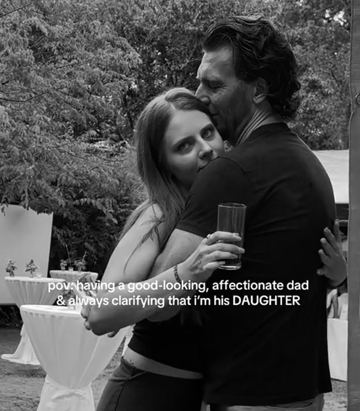 Woman Proudly Shows Off Her Close Bond With Dad, But Viewers Spot Something In Their Embrace That Raises Concerns