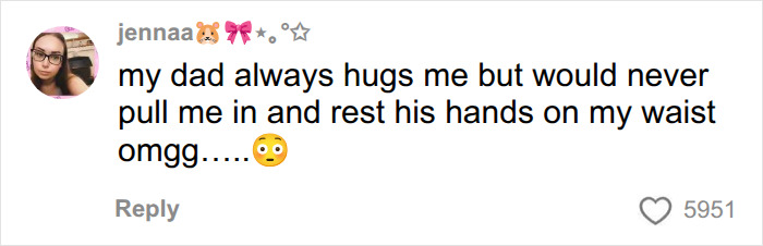 Woman Proudly Shows Off Her Close Bond With Dad, But Viewers Spot Something In Their Embrace That Raises Concerns