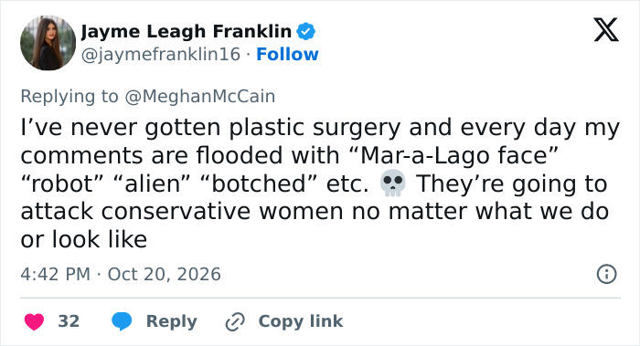 After Susan Dell’s Viral Transformation, Conservative Woman Slams ‘MAGA Face’ Trend In Trump’s Circle After Susan Dell’s Viral Transformation, Conservative Woman Slams ‘MAGA Face’ Trend In Trump’s Circle