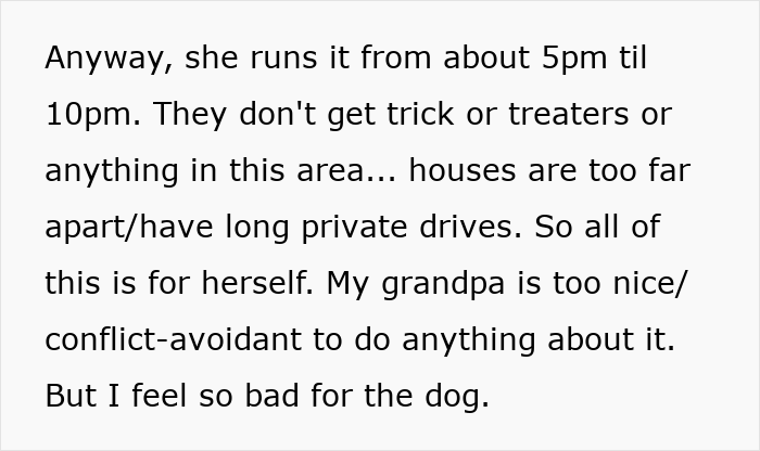 Man Asks Grandpa&rsquo;s Neighbor To Keep Quiet For The Sake Of An Old Dog, Gets A Witchy Stalker In Return