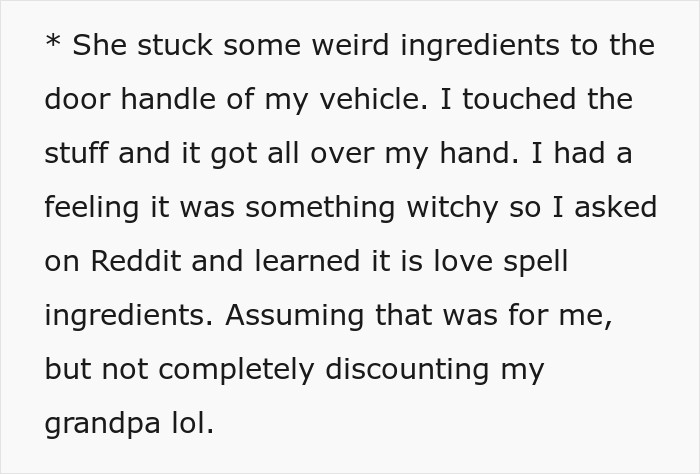Man Asks Grandpa&rsquo;s Neighbor To Keep Quiet For The Sake Of An Old Dog, Gets A Witchy Stalker In Return