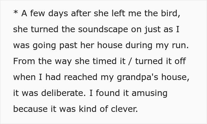 Man Asks Grandpa&rsquo;s Neighbor To Keep Quiet For The Sake Of An Old Dog, Gets A Witchy Stalker In Return