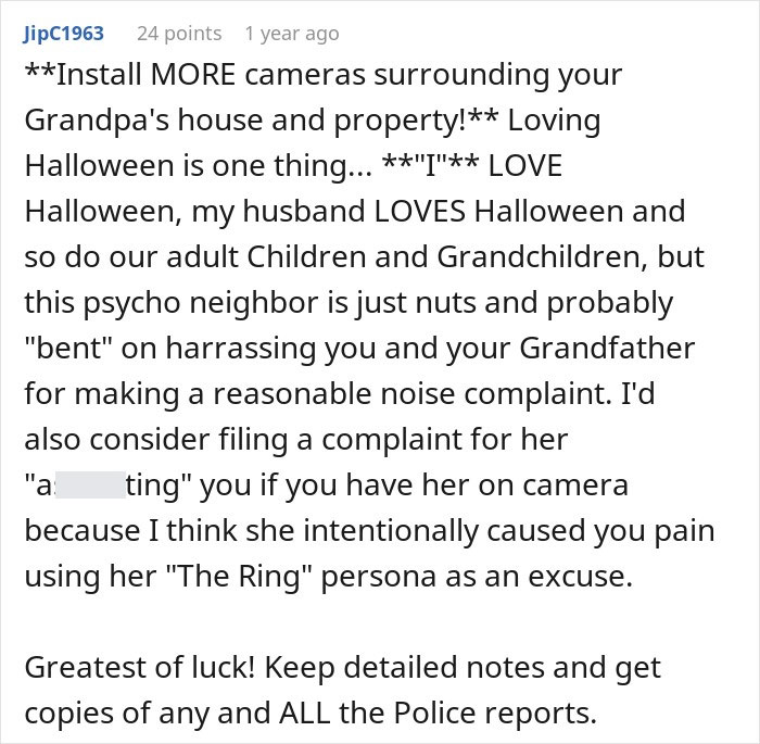 Man Asks Grandpa&rsquo;s Neighbor To Keep Quiet For The Sake Of An Old Dog, Gets A Witchy Stalker In Return