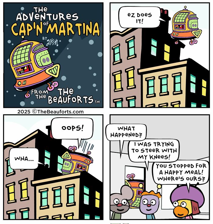 30 Funny Space Comics From &ldquo;The Adventures Of Cap&rsquo;n Martina&rdquo; That Take Humor To Another Galaxy