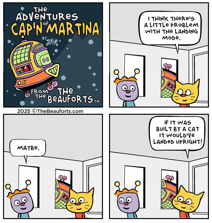 30 Funny Space Comics From &ldquo;The Adventures Of Cap&rsquo;n Martina&rdquo; That Take Humor To Another Galaxy