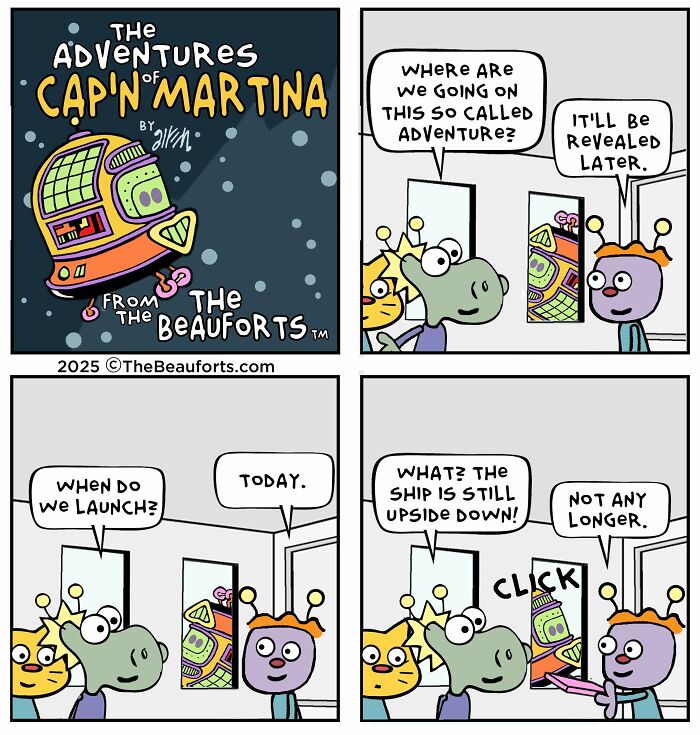 30 Funny Space Comics From &ldquo;The Adventures Of Cap&rsquo;n Martina&rdquo; That Take Humor To Another Galaxy