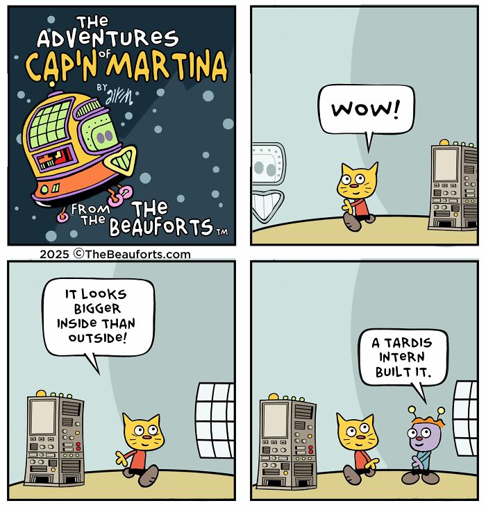 30 Funny Space Comics From &ldquo;The Adventures Of Cap&rsquo;n Martina&rdquo; That Take Humor To Another Galaxy