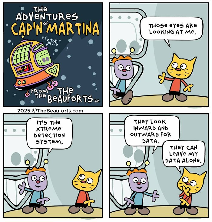 30 Funny Space Comics From &ldquo;The Adventures Of Cap&rsquo;n Martina&rdquo; That Take Humor To Another Galaxy