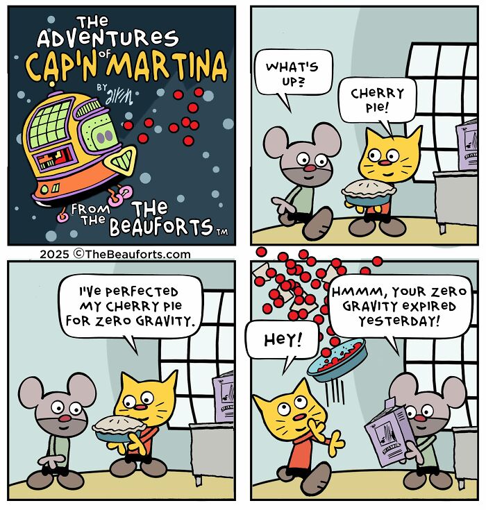 30 Funny Space Comics From &ldquo;The Adventures Of Cap&rsquo;n Martina&rdquo; That Take Humor To Another Galaxy
