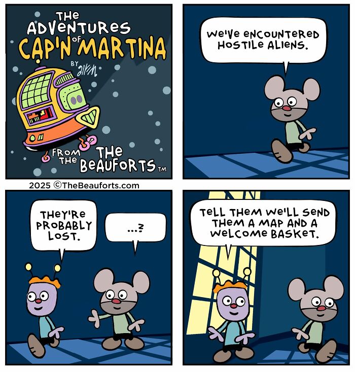 30 Funny Space Comics From &ldquo;The Adventures Of Cap&rsquo;n Martina&rdquo; That Take Humor To Another Galaxy