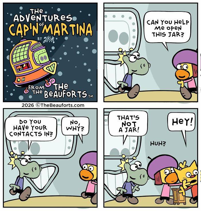 30 Funny Space Comics From &ldquo;The Adventures Of Cap&rsquo;n Martina&rdquo; That Take Humor To Another Galaxy