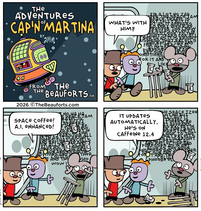 30 Funny Space Comics From &ldquo;The Adventures Of Cap&rsquo;n Martina&rdquo; That Take Humor To Another Galaxy