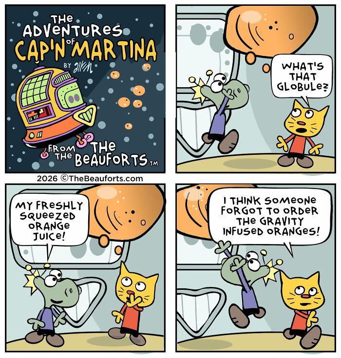 30 Funny Space Comics From &ldquo;The Adventures Of Cap&rsquo;n Martina&rdquo; That Take Humor To Another Galaxy