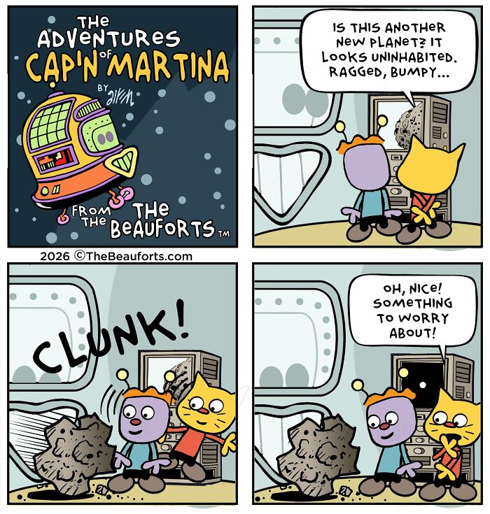 30 Funny Space Comics From &ldquo;The Adventures Of Cap&rsquo;n Martina&rdquo; That Take Humor To Another Galaxy