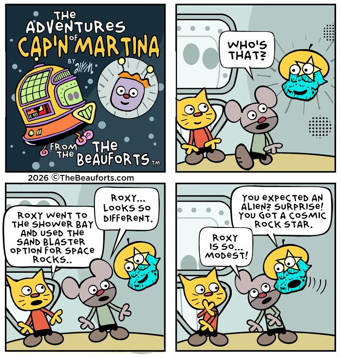 30 Funny Space Comics From &ldquo;The Adventures Of Cap&rsquo;n Martina&rdquo; That Take Humor To Another Galaxy