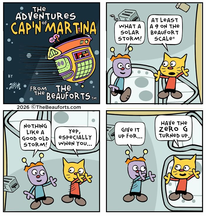 30 Funny Space Comics From &ldquo;The Adventures Of Cap&rsquo;n Martina&rdquo; That Take Humor To Another Galaxy