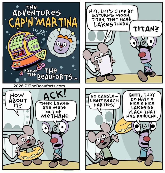 30 Funny Space Comics From &ldquo;The Adventures Of Cap&rsquo;n Martina&rdquo; That Take Humor To Another Galaxy
