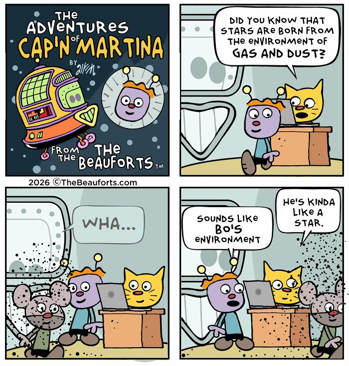 30 Funny Space Comics From &ldquo;The Adventures Of Cap&rsquo;n Martina&rdquo; That Take Humor To Another Galaxy