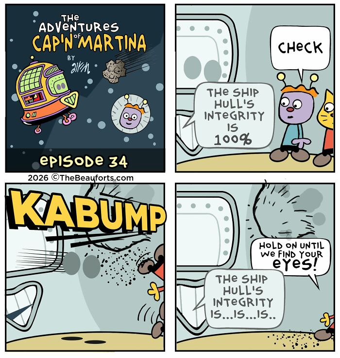 30 Funny Space Comics From &ldquo;The Adventures Of Cap&rsquo;n Martina&rdquo; That Take Humor To Another Galaxy