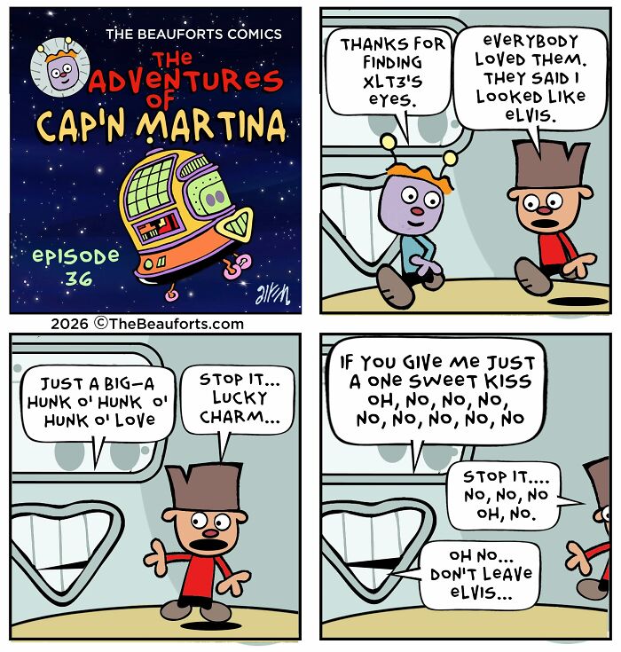 30 Funny Space Comics From &ldquo;The Adventures Of Cap&rsquo;n Martina&rdquo; That Take Humor To Another Galaxy