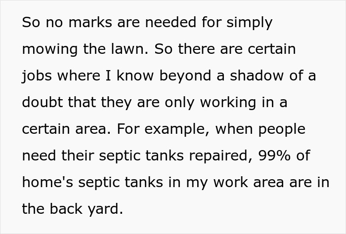 Contractor Wants Every Utility Marked, So Worker Makes Sure Nobody Can Miss Them