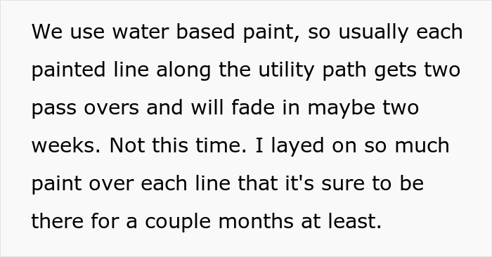 Contractor Wants Every Utility Marked, So Worker Makes Sure Nobody Can Miss Them