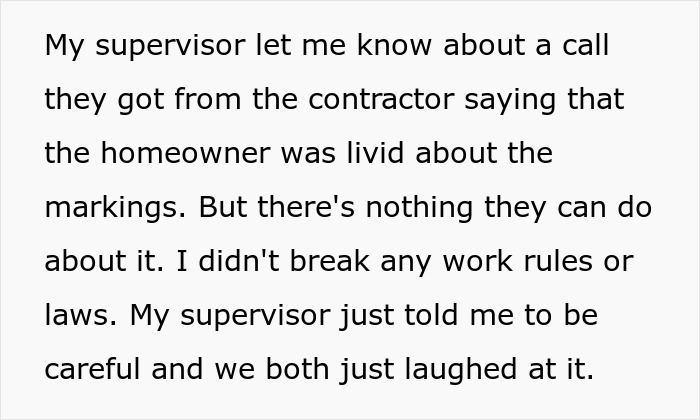 Contractor Wants Every Utility Marked, So Worker Makes Sure Nobody Can Miss Them