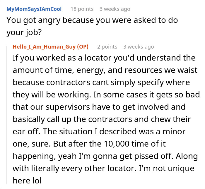 Contractor Wants Every Utility Marked, So Worker Makes Sure Nobody Can Miss Them
