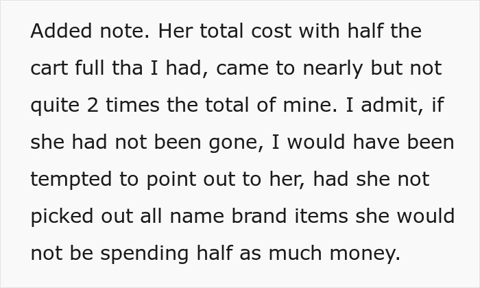 Woman Sees Stranger’s Overflowing Cart And Decides She Must Have Money To Spare Woman Sees Stranger’s Overflowing Cart And Decides She Must Have Money To Spare