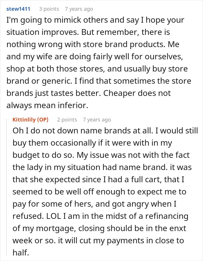 Woman Sees Stranger’s Overflowing Cart And Decides She Must Have Money To Spare Woman Sees Stranger’s Overflowing Cart And Decides She Must Have Money To Spare